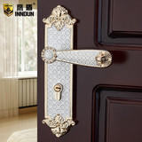 鹰盾 金色奢华欧式卧室内门锁 现代房门执手锁卧室实木门锁具把手