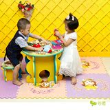儿童桌椅套装塑料卡通幼儿园家用玩具游戏桌椅宝宝书桌学习吃饭桌