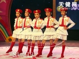 儿童表演服海军服军旅舞蹈演出服饰白色女兵服装军装广场舞演出服