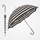 长柄超轻晴雨伞韩国创意男女拱形清新雨伞遮阳条纹直柄太阳伞包邮