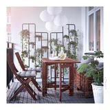 南京宜家易美家居正品代购IKEA时尚户外阿普莱诺折叠式餐桌褐色