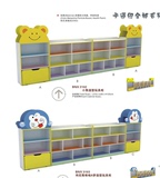 幼儿园儿童卡通造型柜 小熊多啦梦豪华组合收纳柜 玩具柜