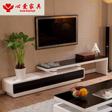 电视柜现代简约烤漆玻璃长方形伸缩现代简约大小户型客厅电视机柜