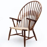 长沙实木孔雀椅 休闲椅 藤椅 经典北欧 餐椅 休闲椅子 时尚