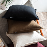 c1604加厚亚麻沙发布料素色纯色沙发套抱枕靠垫软包布料
