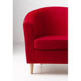 23温馨宜家IKEA图斯塔单人沙发/扶手椅休闲沙发布艺沙发咖啡椅