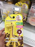 日本正品代购KJC长颈鹿小鹿型婴儿宝宝牙胶咬胶磨牙棒玩具不含BPA