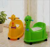 塑料抽屉式儿童座便凳白天鹅卡通坐便器幼儿马桶尿桶品牌婴儿用品