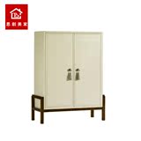 新中式家具 中式明清衣柜 中国风衣橱 样板房收纳柜 定制家具