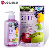 LG韩国进口洗洁精天然海盐965ml 餐具/瓜果蔬菜/奶瓶浸洗剂 包邮
