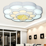 客厅卧室吸顶灯圆形梅花艺术温馨大气大厅遥控LED遥控调光现代灯