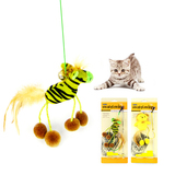 波奇网 宠物用品 猫咪玩具petmate带吸盘墙吸型动物逗猫棒-马