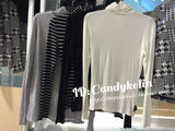 HM H&M女装香港代购专柜正品冬季新款保暖黑色高领打底衫长袖T恤