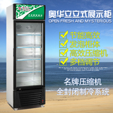 奥华立 SC-288FLP 风冷立式冰柜冷藏展示柜 饮料保鲜柜 陈列柜