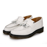 迈克莱/micle马丁靴SW02真皮低帮白色流苏套筒欧美时尚短靴男女靴