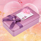 喜糖盒 马口铁盒子创意欧式结婚庆礼品盒糖果盒长方形礼品礼物盒