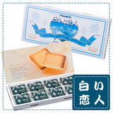 特价包邮日本进口北海道白色恋人巧克力饼干24枚全白巧克力夹心