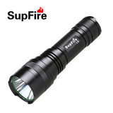 SupFire强光手电L6自行车手电筒LED充电电池套装户外运动