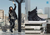 adidas阿迪达斯三叶草女鞋15冬季新品内增高高帮休闲鞋B35328现货