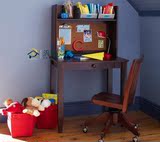 定制小户型儿童书桌带书架组合 美式简约儿童房小书桌80CM学习桌