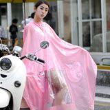 雨衣新款珠光膜单人摩托车电动车学生成人雨披加大环保超薄