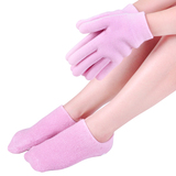 凝胶手套袜套美容脚套美白保湿护手摸嫩白去角质手膜足膜手足套装