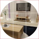 小户型中式简易电视柜茶几组合简约现代非实木视听柜客厅电视机柜