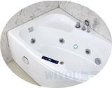 三角扇形亚克力浴缸小户型异型浴缸恒温按摩浴盆1.2-1.7X0.9米