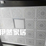 八毫米PVC熟胶长条塑料扣板塑钢厨房卫生间艺术吊顶材料
