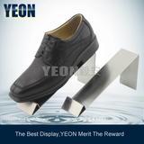 YEON 商用金属不锈钢男女凉鞋皮鞋鞋货架 橱窗陈列柜展示陈列道具