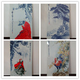 景德镇陶瓷瓷板画 手绘人物山水花鸟画面 中堂壁画 家具壁画 包邮