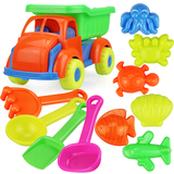 夏季过家家仿真立体沙滩车11件套玩具 儿童戏水玩沙工具