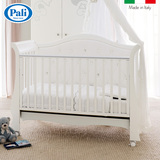 预售Pali意大利原装进口婴儿床多功能榉木实木宝宝睡床可变沙发