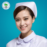 护士帽女式燕尾帽医用工作帽子医生帽不起球不变形白色蓝色绿色
