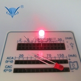 LED 3MM 红发红 红灯 红光 发光二极管 高亮  圆头 (200个)