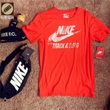 虎扑正品 Nike耐克 夏季 男 橙色 针织棉 透气短袖T恤 685558-803