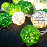 绿色款节庆婚房装饰用品 装饰灯彩灯可串联生日派对可led或10米