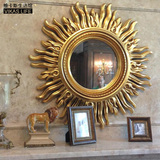 欧式太阳镜壁挂镜子拍摄道具店面装修装饰品家居摆设玄关镜装饰镜