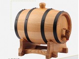 原装进口5L越南葡萄酒木桶红酒桶装饰酒桶送5L葡萄酒