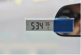 多用途车载液晶电子表温度计 二合一车内电子钟表 汽车用品批发