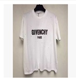 现货Givenchy 纪梵希 GVC16最新款 破洞短袖 T恤 男女同款