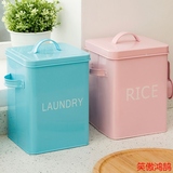 2只装 米桶储米箱零食食品储物 洗衣粉收纳 防虫装米桶洗衣粉桶