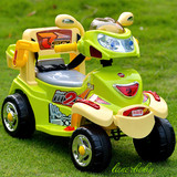 孩智堡遥控1188S儿童电动摩托车宝宝三轮车玩具四轮童车可坐包邮