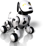 正品ZOOMER智能感应声控机器狗/仿真机器宠物黑白斑点狗