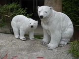 花园摆件户外装饰品仿真动物北极熊园林工艺品庭院创意雕塑礼品