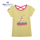 正品派克兰帝Paclantic童装 夏季新款女童纯棉时尚半袖短袖T恤