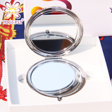 防雾小镜可以放口袋水晶钻创意礼物亚格菲随身化妆镜折叠双面高清