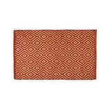 进口新品手工布艺纯棉地垫印度块毯新中式地毯样板房浴室地毯门垫
