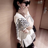 夏季韩版民族风宽松大码女装复古个性蝙蝠衫纯棉短袖T恤女上衣服