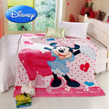 迪士尼儿童毛毯加厚休闲毯 法兰绒毯 卡通珊瑚绒毯空调盖毯单双人